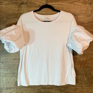 Cupid white bell sleeve